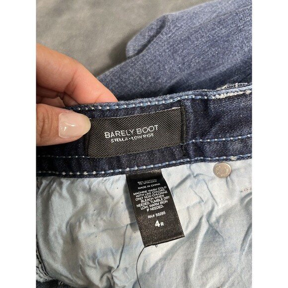 women’s express jeans sz 4R short low rise bootcut - Picture 10 of 14